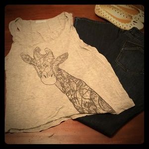 Giraffe tank top